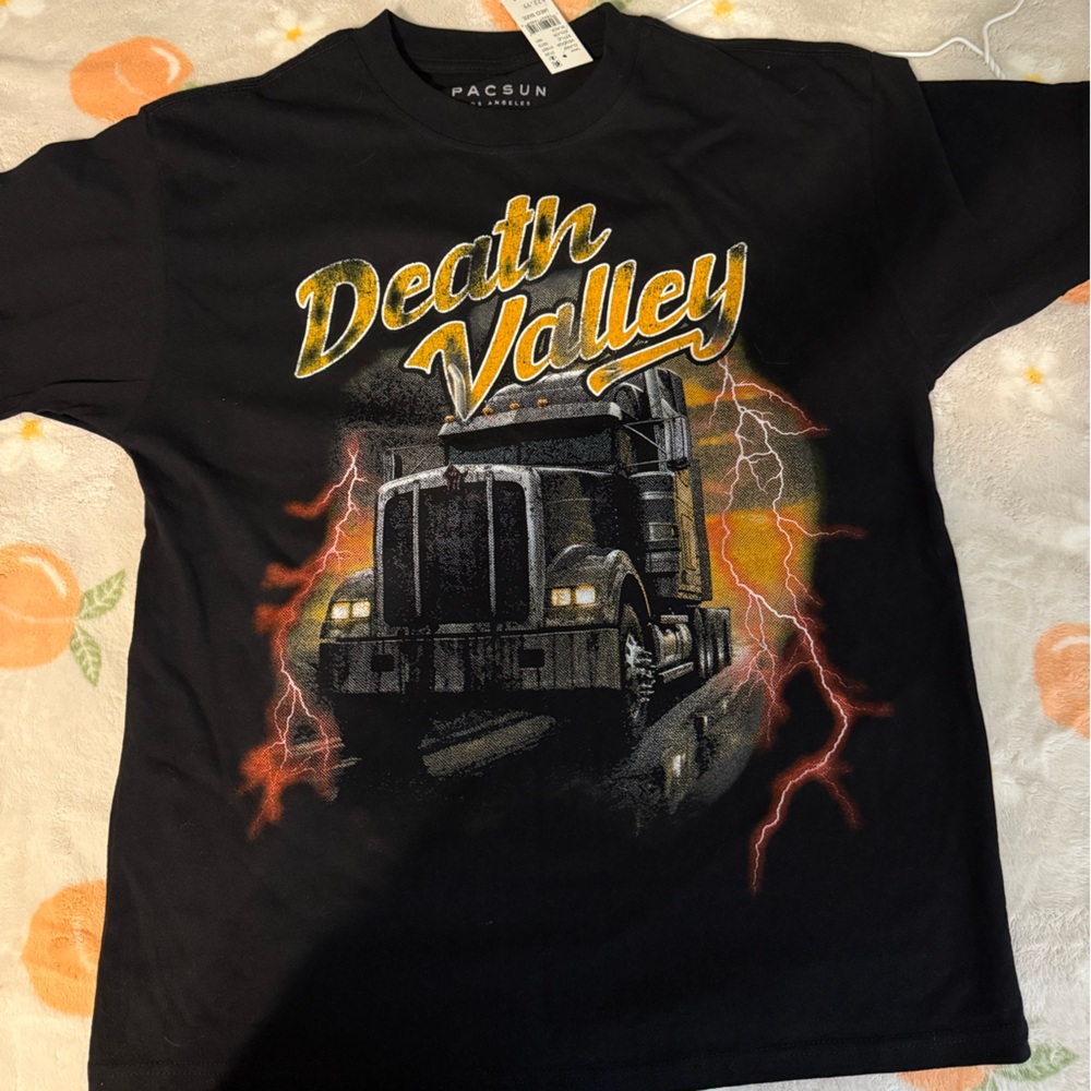 PacSun Black 'Death Valley' Graphic Tee